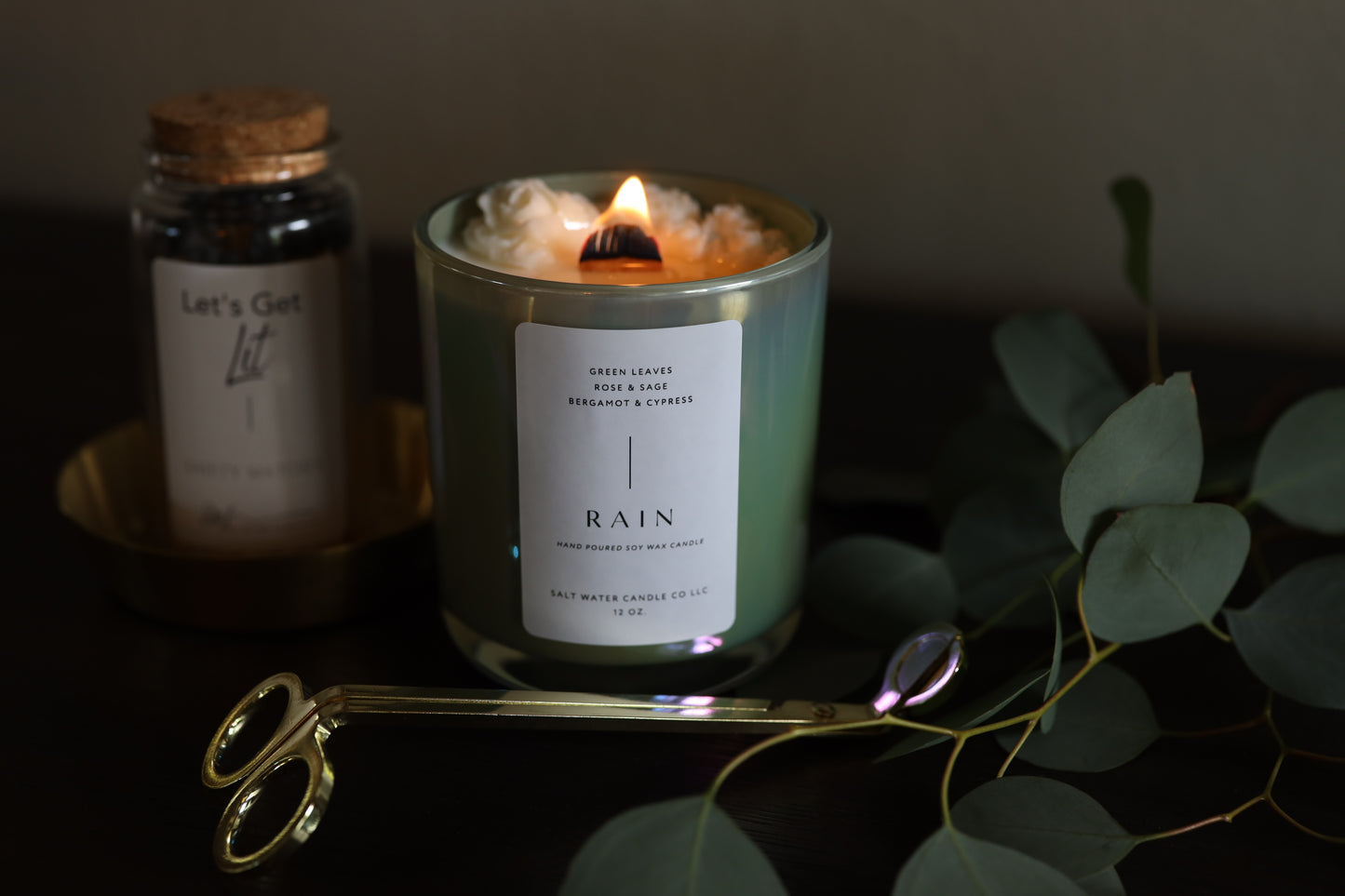 Rain | Luxury Aromatherapy Soy Candle